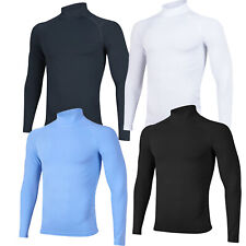 Men's Compression Shirts Long Sleeve Turtleneck Athletic T-Shirts Base Layer Top for sale  Shipping to South Africa