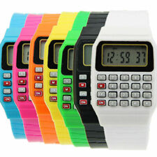 Novos relógios de pulso infantis calculadora digital relógio presente para crianças W0C0 quente. comprar usado  Enviando para Brazil