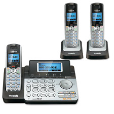 Usado, Sistema de telefone VTech DS6151 Dect 6.0 2 linhas com 3 aparelhos DS6151-2 BLOQUEIO DE CHAMADAS comprar usado  Enviando para Brazil