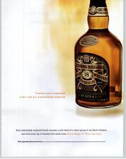 Chivas Regal 2000 18 botella de whisky escocés foto artística de colección anuncio impreso  segunda mano  Embacar hacia Argentina