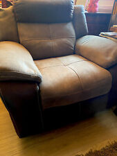 Brown leather electric for sale  BIRMINGHAM