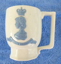 Vintage 1953 Wedgwood Of Etruria & Barlaston Coronation Queen Elizabeth II Mug for sale  Shipping to South Africa