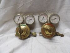 Pair of Radnor Oxygen and Acetylene Regulator Set RC450-125-540 & RC450-15-510, used for sale  Shipping to South Africa