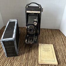 Usado, Cámara de fuelle compacto Kodak película antigua autógrafo estuche 1A libro de instrucciones segunda mano  Embacar hacia Argentina