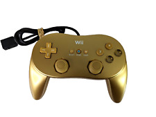 Controle Nintendo Wii Classic Pro dourado RVL-005 testado e funcionando comprar usado  Enviando para Brazil