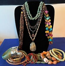 Lot beaded necklaces for sale  Atlanta