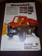 Lego Technic Unimog Advertising Advertisement Print Ad Germany 1983 for sale  Shipping to United Kingdom