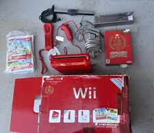 Usado, Consola Nintendo Wii Mario Bros Roja Edición 25 Aniversario Con Juego Mario segunda mano  Embacar hacia Argentina