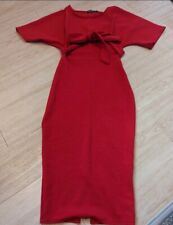Boohoo red bodycon for sale  WIGAN