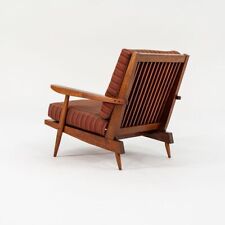 Cadeira lounge 1950s George Nakashima Studio ripada com braços em nogueira preta comprar usado  Enviando para Brazil