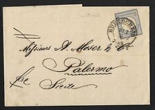 1875 lettera burtscheld usato  Vobbia