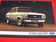 Ford Escort MK II 1974-80 incl. 1600 Sport, Ghia, Turnier Originalprospekt 1978 comprar usado  Enviando para Brazil