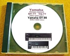 Usado, Yamaha SY77 ,TG77 ,SY99  - CD mit (3500 Voice SY77,TG77 + 3000 Voice SY99) comprar usado  Enviando para Brazil