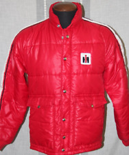 Jaqueta de náilon vintage Case IH International Harvester trator casaco agrícola vermelho tamanho M comprar usado  Enviando para Brazil
