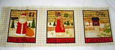 Christmas stamp fabric for sale  Forney