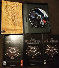 The Witcher Enhanced Edition, 3 DVDs, Livros, Mapa, Estojo Rígido  comprar usado  Enviando para Brazil