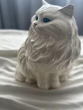 white ceramic cat for sale  Reno