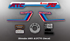 HONDA 1983 ATC70  DECAL KIT LIKE NOS OEM GRAPHICS for sale  Shipping to South Africa
