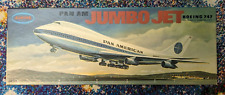 Vintage Aurora Pan Am Jumbo Jet Boeing 747 Kit Modelo Plástico 361-250 1968 Estado Perfeito comprar usado  Enviando para Brazil