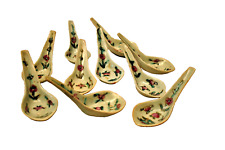 Lote de 10 colheres chinesas antigas de sopa de porcelana do período Qing tardio família rosa "Ib49 comprar usado  Enviando para Brazil