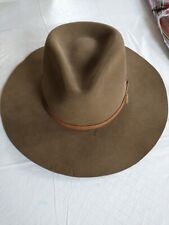 Chapéu de cowboy STETSON tamanho 7 1/4 marrom muito bom estado-- American Buffalo Collection comprar usado  Enviando para Brazil