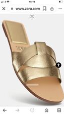 Zara gold sliders for sale  KILMARNOCK