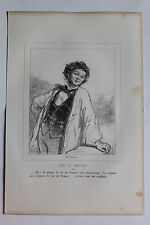 Gavarni lithographie originale d'occasion  Venarey-les-Laumes