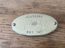 Mulberry gold plate for sale  LONDON