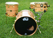 SUPER RARE! 1997 dw USA 25th Anniversary "FIDDLEBACK" FLAMED MAPLE 4 pc Drum Set for sale  Shipping to South Africa