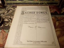 Sacred songs 1895 for sale  Eldred