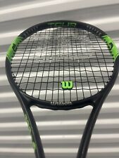 Wilson BLX Tour 103 Tennis Racquet Racket 4 3/8" Grip Black Green w/ New Grip for sale  Shipping to South Africa