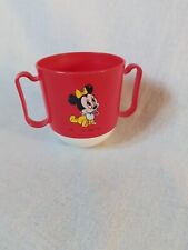 Vintage Disney Playskool Kids Mini Mouse Roly Sippy Copo Sem Ponta SOMENTE FUNDO vermelho comprar usado  Enviando para Brazil