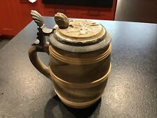 Villeroy & Boch Mettlach Barrel Stein With Acorn & Oak Leaf #675 for sale  Shipping to South Africa