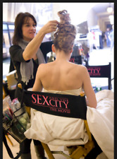 Cadeira Sex & the City Jennifer Hudson traseira - RESPEITO Sarah Jessica Parker Prop comprar usado  Enviando para Brazil