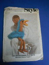 Emu puppet sewing for sale  HAWICK