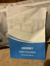 Baby playpen okhony for sale  Adrian