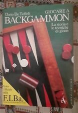 Giocare backgammon.storia tecn usato  Torino