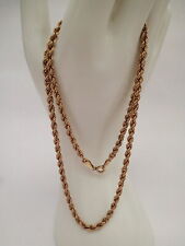 Stunning 9ct Yellow Gold Necklace Classic Rope Chain Style Length 52cm 5.5g for sale  Shipping to South Africa