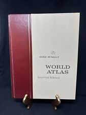 Vintage 1968 Rand McNally World Atlas Imperial Edition, twarda okładka, doskonały, używany na sprzedaż  Wysyłka do Poland