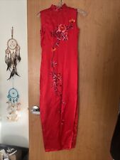 Vintage red silk for sale  Corunna
