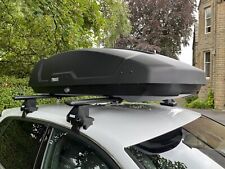 Thule Force XT M Black Roof Box - 400L + Wing Bar Evo 127cm + Footpack + 2 Keys for sale  Shipping to South Africa