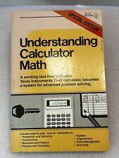 Livro Texas Instruments Understanding Calculator Math edição especial 1981 comprar usado  Enviando para Brazil