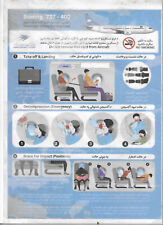 Safety Card Ariana Afghan Airlines Boeing 737-400 (last one) comprar usado  Enviando para Brazil