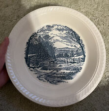Used, Currier & Ives Pie Baking Dish with Rope Edging 11 inch for sale  Jane Lew