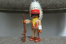Usado, Playmobil - Western Oeste Indios - Jefe Indio Guerrero - 3395 - (COMPLETO) (1) segunda mano  Manresa
