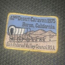 1975 San Gabriel Valley Council 42nd Desert Caravan Boy Scout Patch BSA, used for sale  Shipping to South Africa
