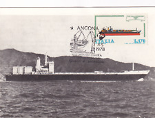 Cartolina nave porta usato  Italia