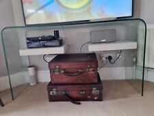 Glass console table for sale  MAIDENHEAD