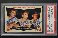 1960 TOPPS #399 Firmada Pappas Fisher Walker Young Stars Tarjeta Autografiada PSA 9 segunda mano  Embacar hacia Argentina