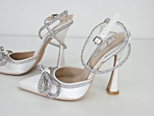 Bridal heels diamante for sale  POTTERS BAR